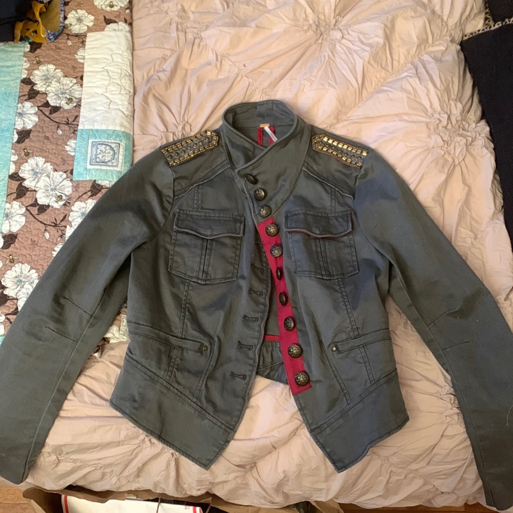 Free people embellished jacket